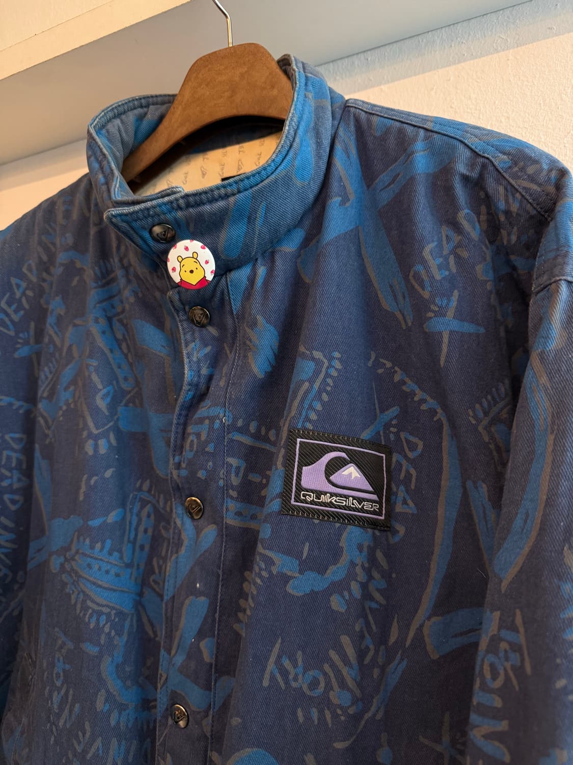 90s 퀵실버 봄버점퍼 트라이벌패턴 상품이미지3