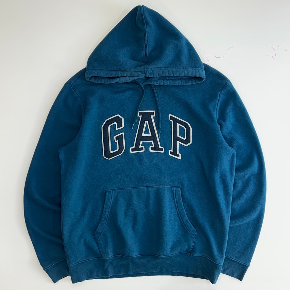 Gap 갭 네이비 로고 딥 블루 후드티 상품이미지3