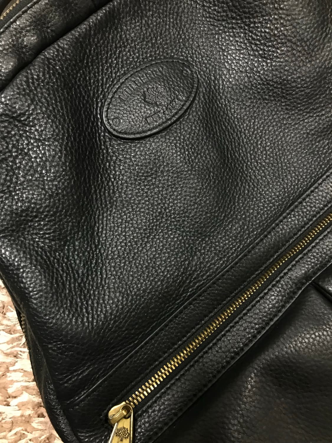 멀버리 가죽 백팩 상품이미지2