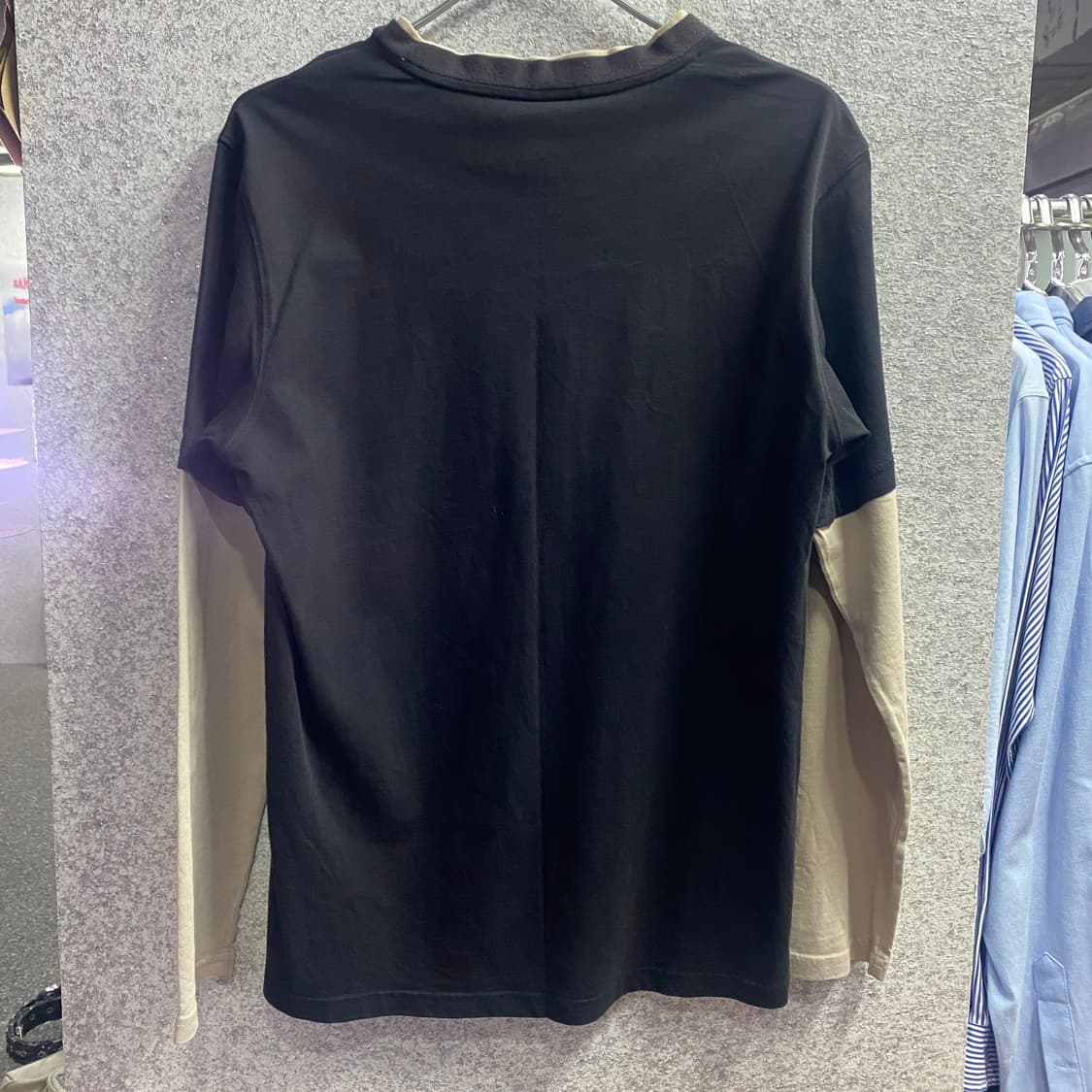 나이키 스우시 배색 레이어드 롱슬리브 티셔츠 B3857 상품이미지5