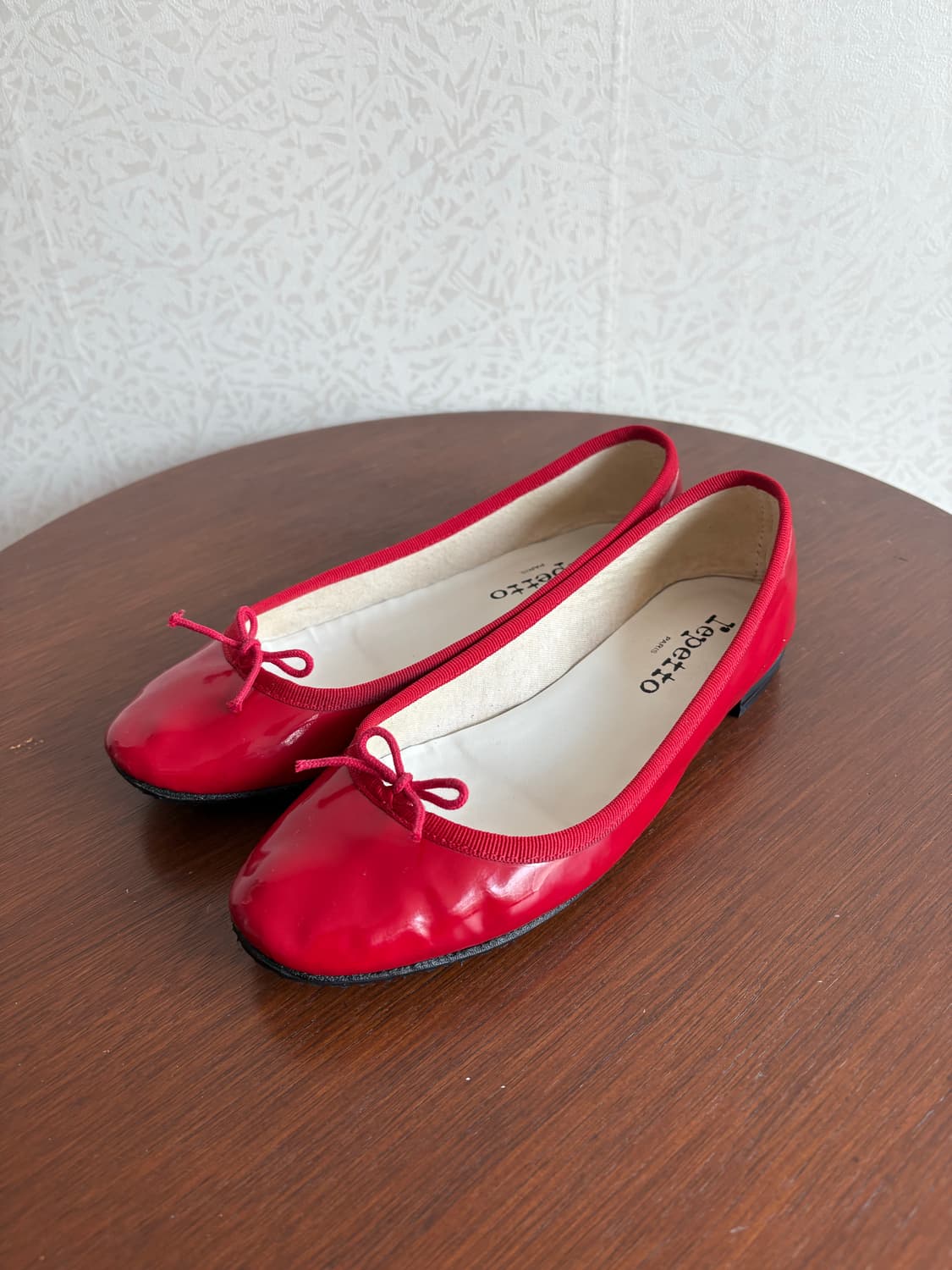 레페토 레드 플렛슈즈 상품이미지1