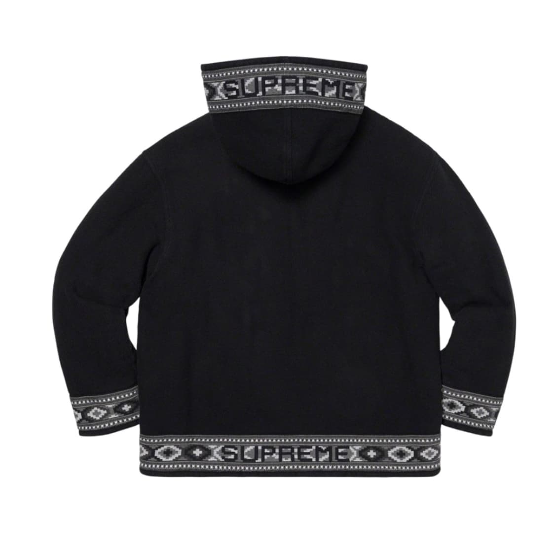 슈프림 Supreme Woven Hooded Jacket Black 상품이미지2