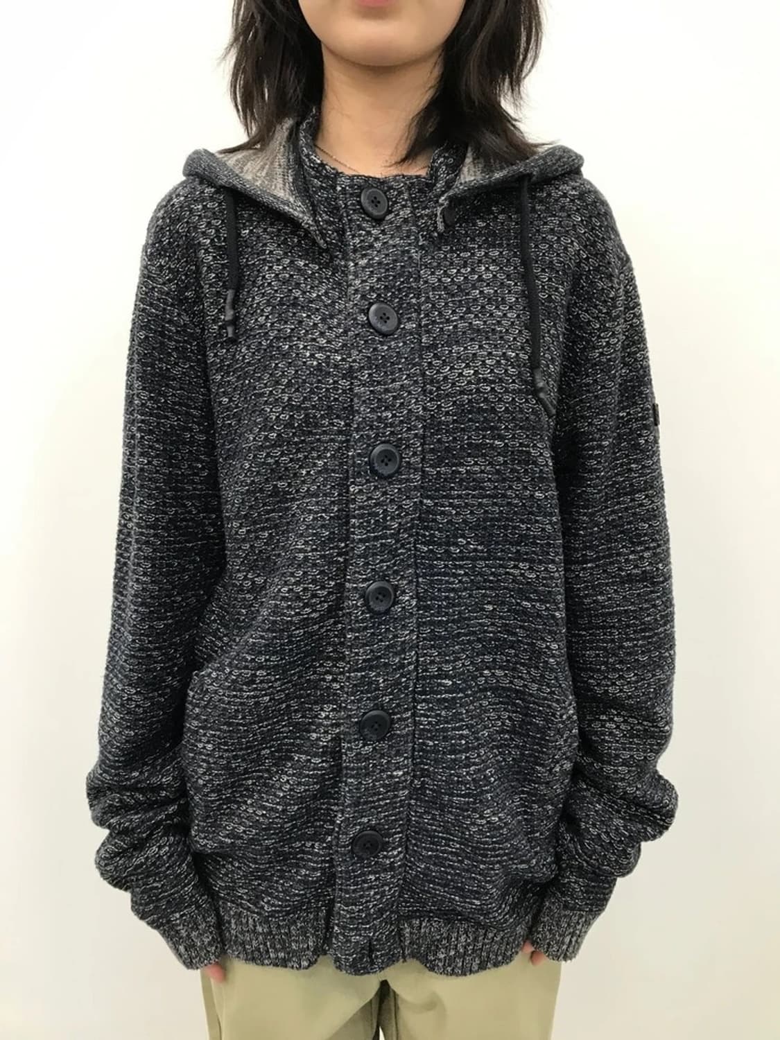 NO EXCESS Hooded Knit Cardigan 상품이미지1