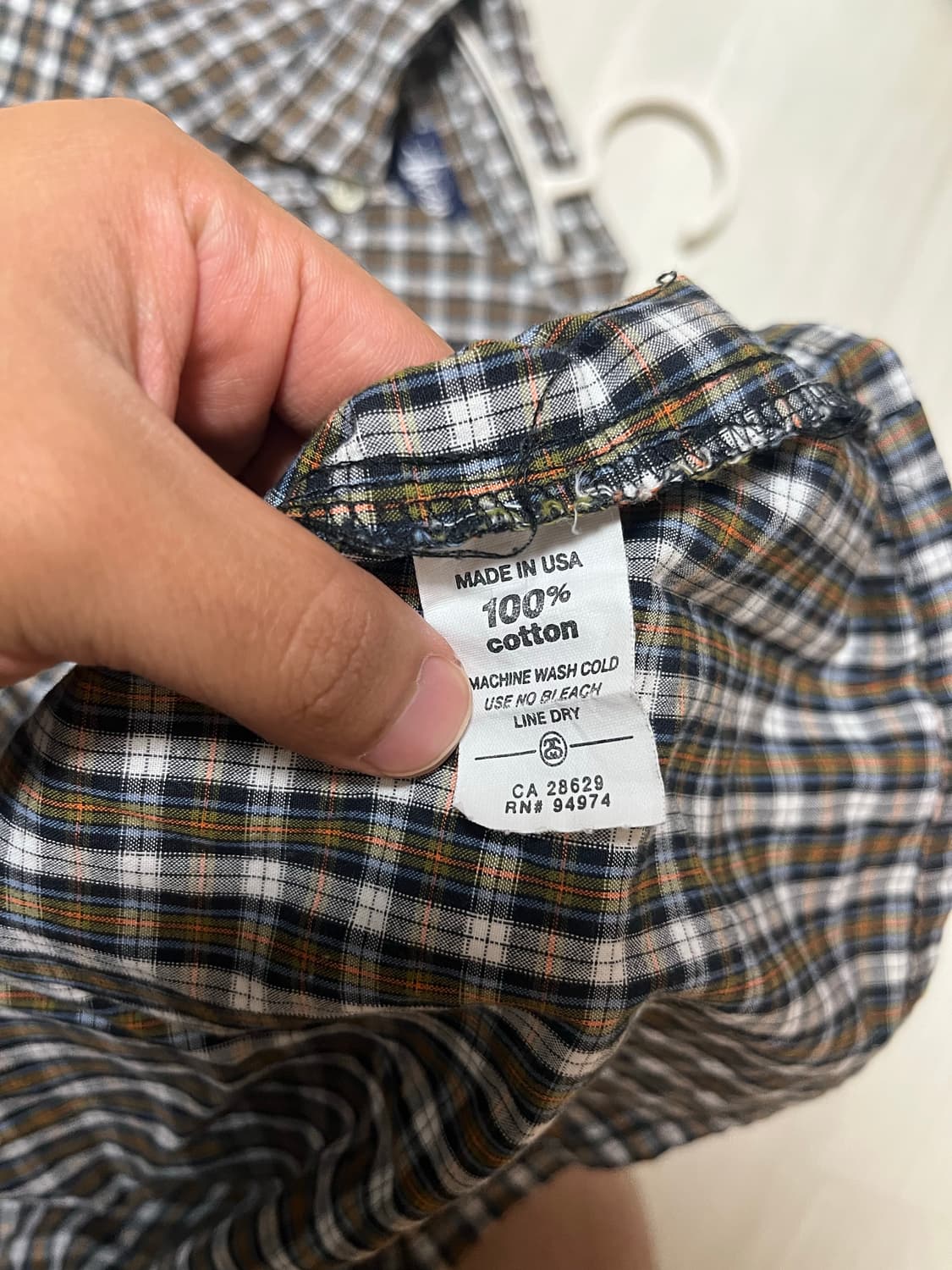 90s Usa made 스투시 셔츠 상품이미지5