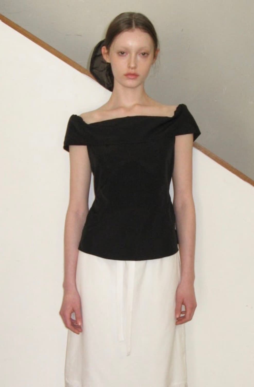 시눈 오픈숄더 블라우스  상품이미지1