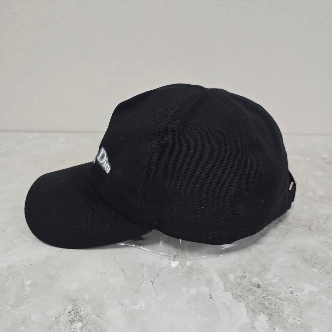 디올 로고 볼캡 모자 L사이즈 블랙 판매 상품이미지3