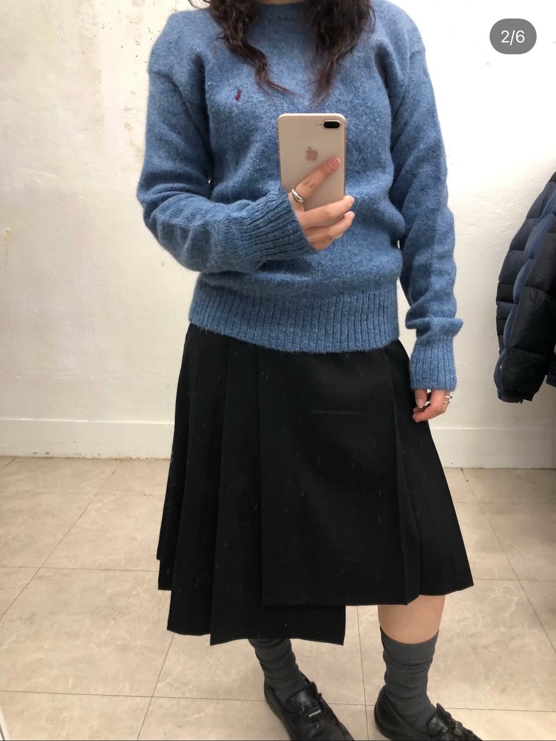 폴로 울100 니트 상품이미지2