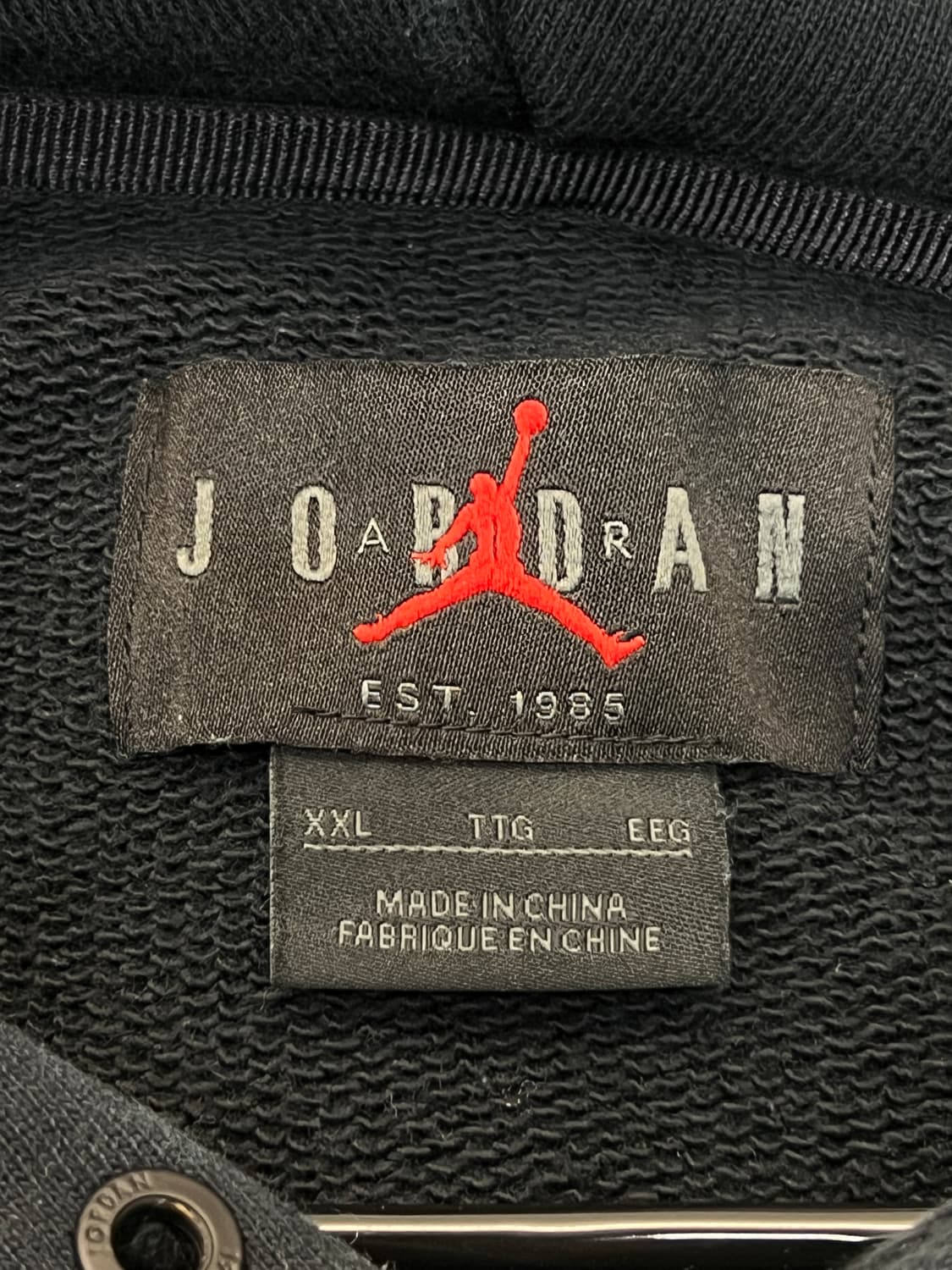 조던 x 트래비스 스캇 x 프라그먼트 후드 블랙 상품이미지6