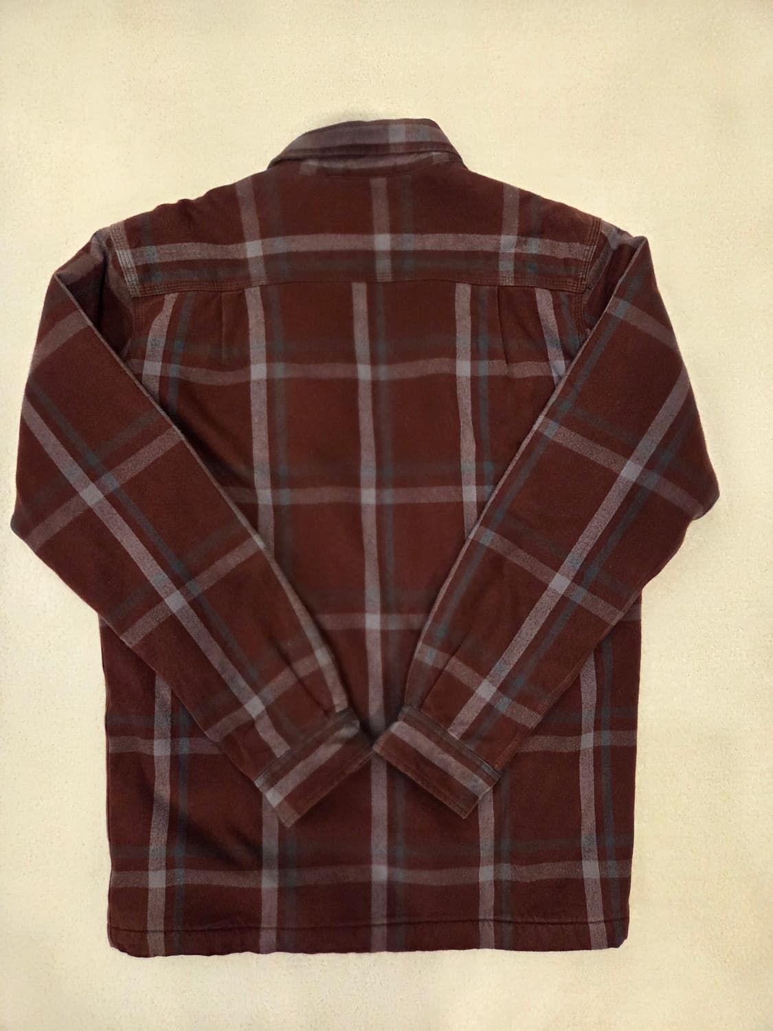 칼하트 셰르파 라인드 플란넬 셔츠 자켓 -마호가니 체크 상품이미지2