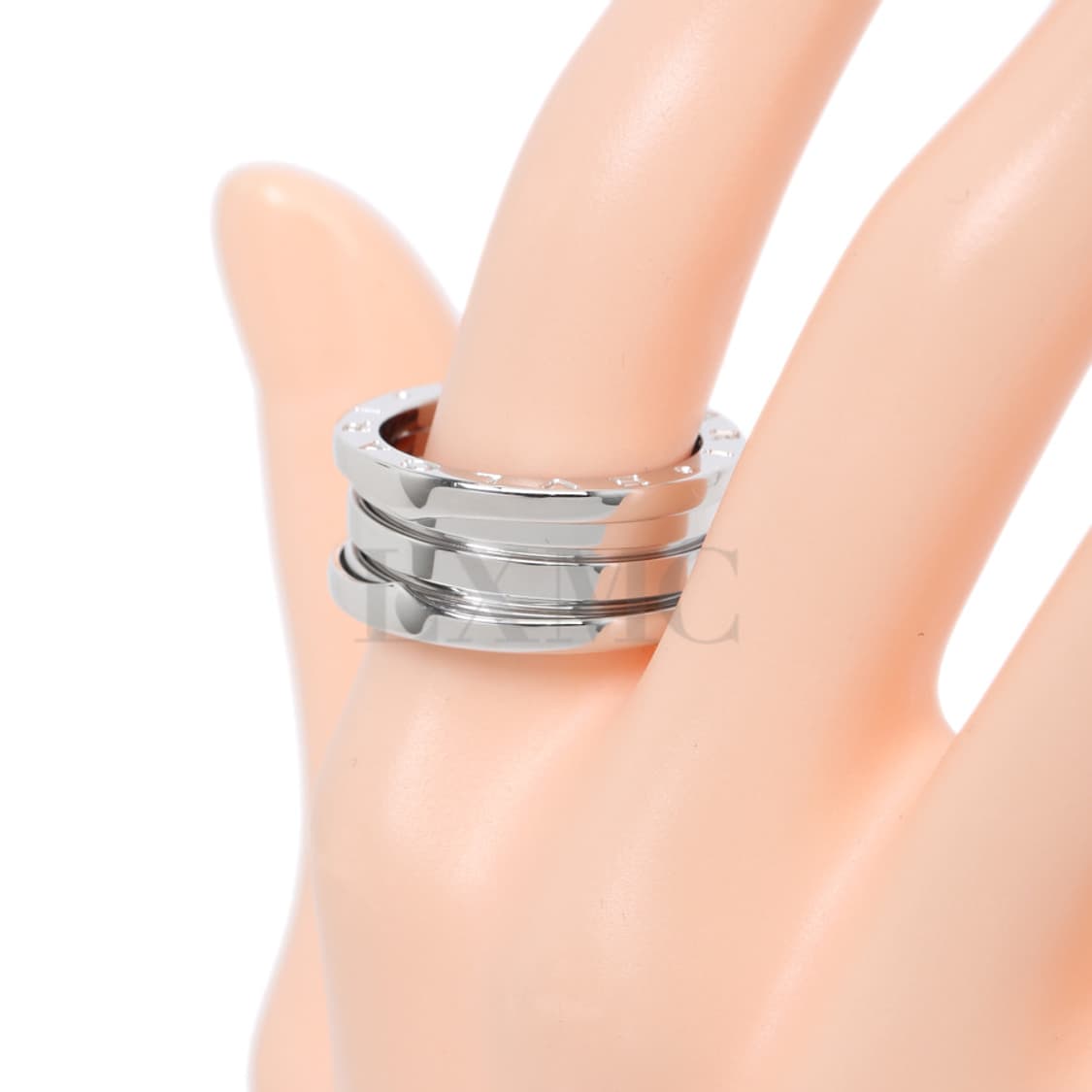 불가리 비제로원 반지 3밴드링 화이트골드 비제로링 52호 상품이미지6