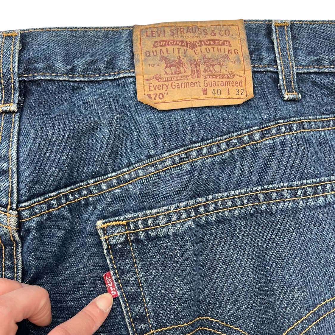 usa 리바이스 570 데님팬츠 r2159 상품이미지5