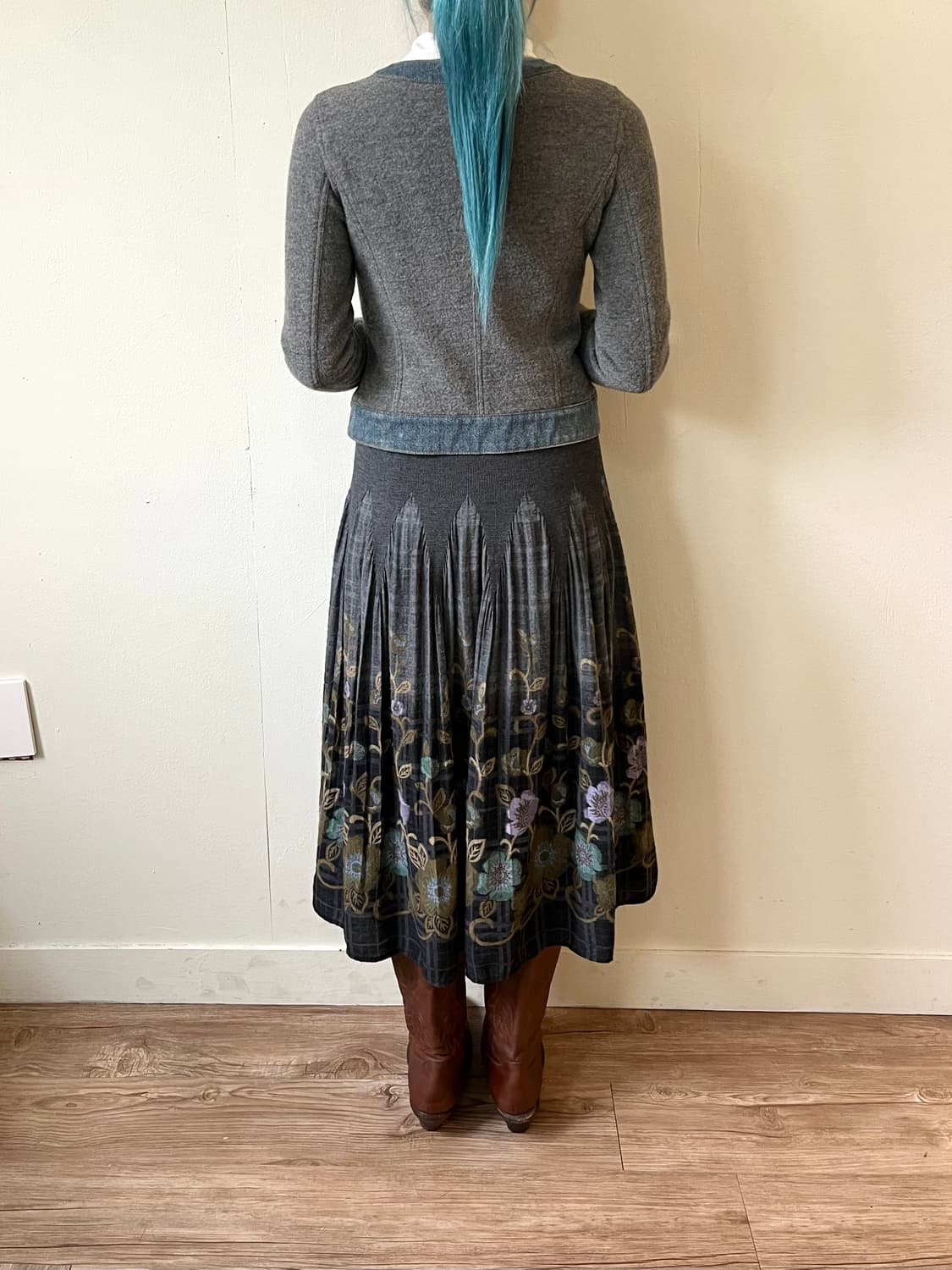 papiral 밴딩 아트 플라워 스커트 상품이미지9