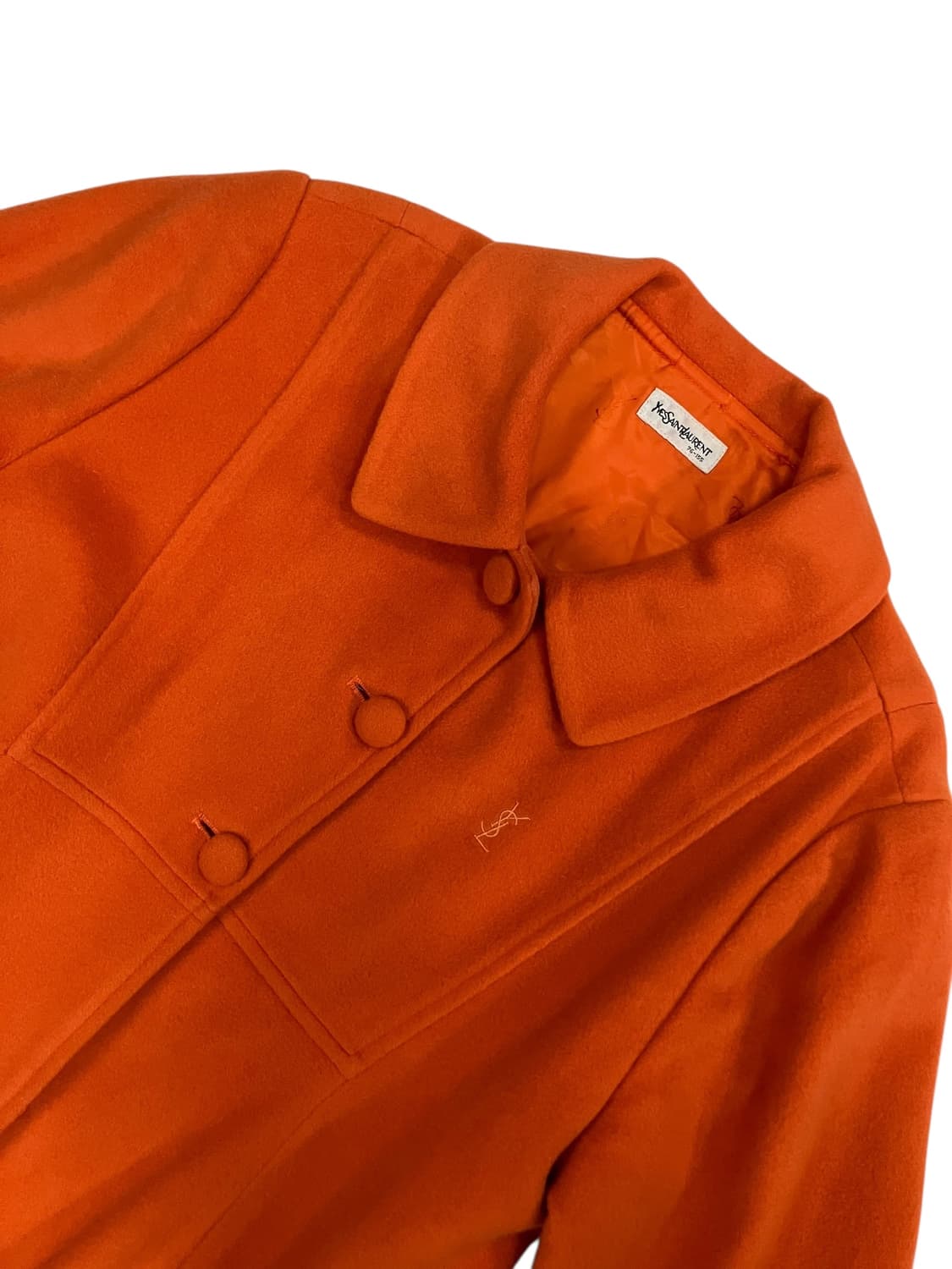 입생로랑 오렌지 코트 XS 상품이미지2