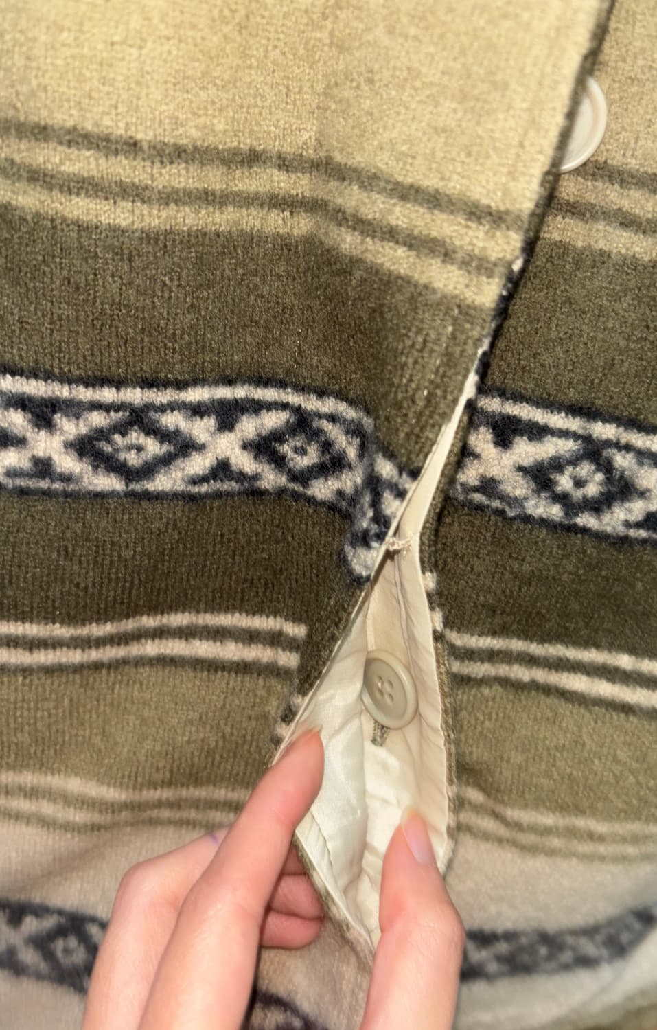 말차 떡코 가디건느낌 빈티지 모리 떡볶이코트 급처 상품이미지6