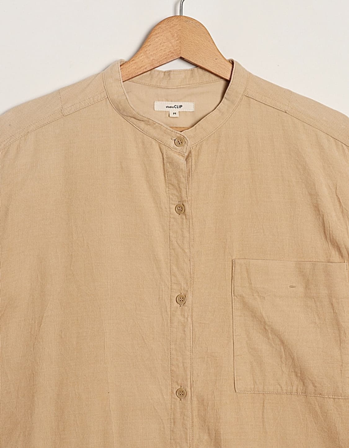 studio CLIP Cord Shirts One-Piece 상품이미지2