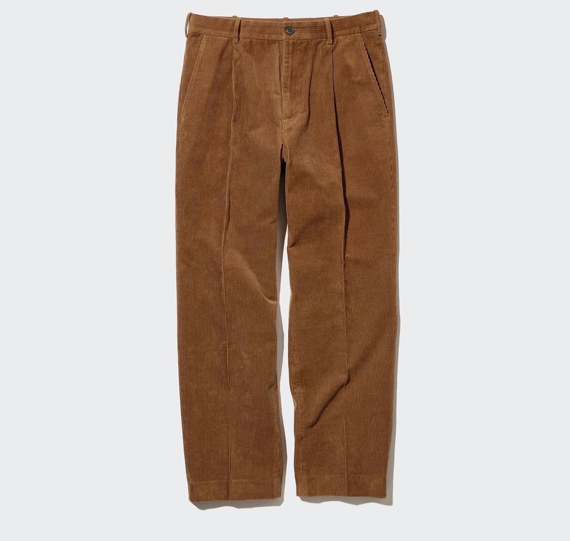 [s] 유니클로 턱와이드팬츠 (코듀로이) 상품이미지1