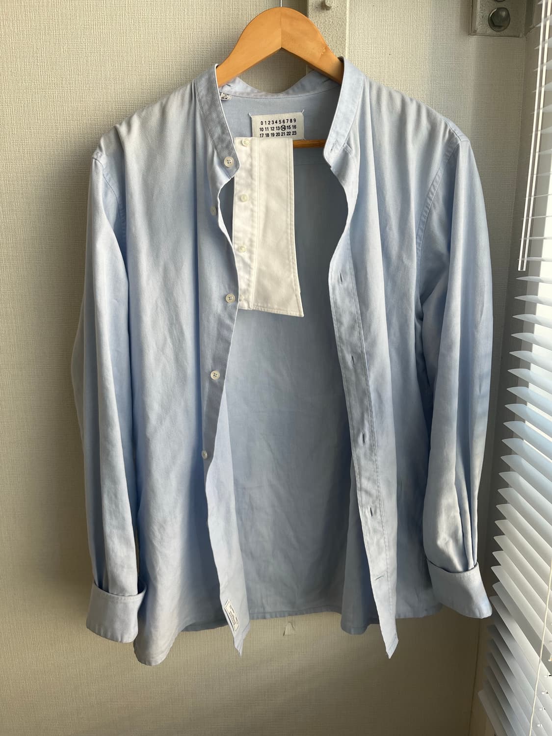 빈티지 마르지엘라 2008 카라 탈 부착 셔츠 상품이미지2