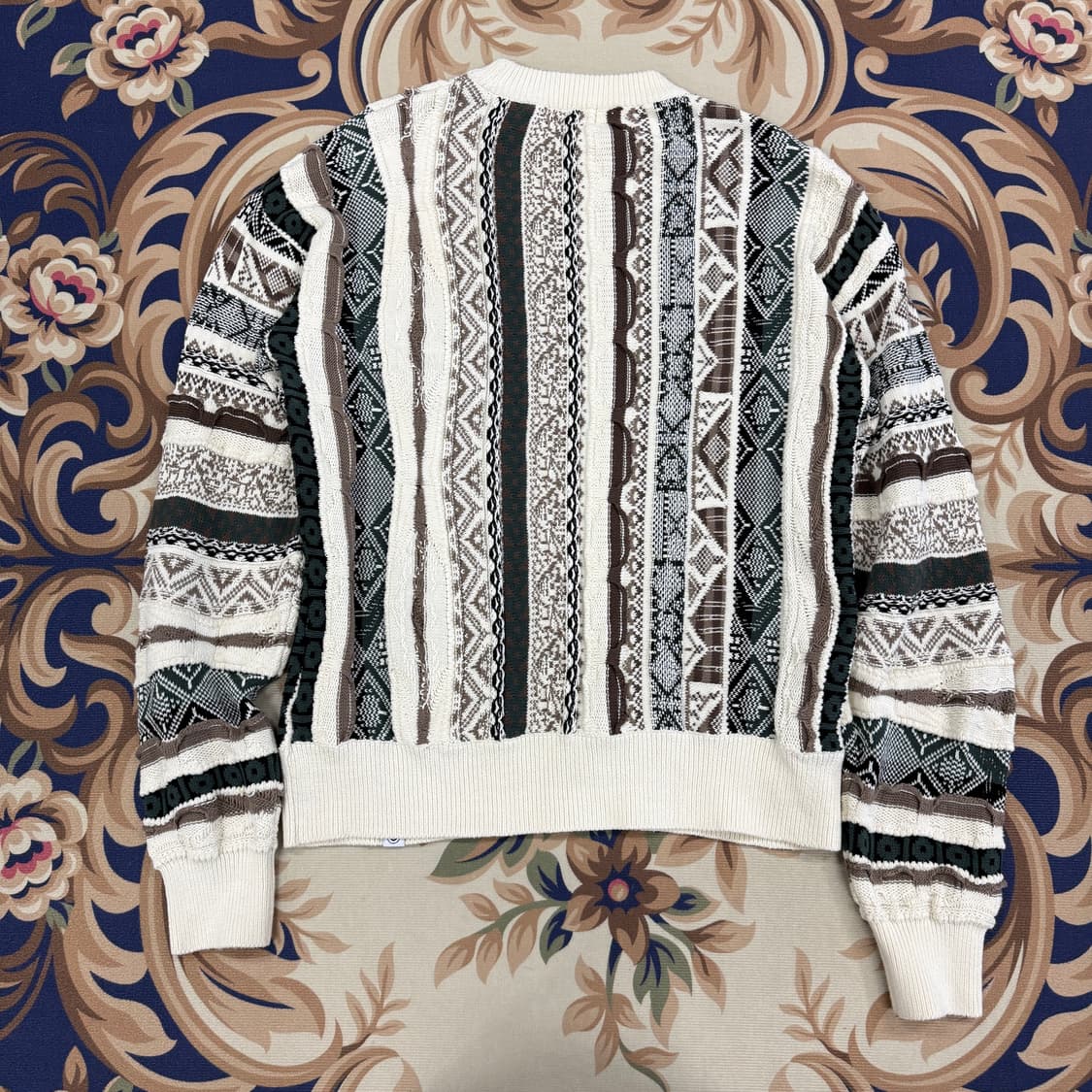 (S)커버낫 Covernat 패턴 케이블 니트 상품이미지4