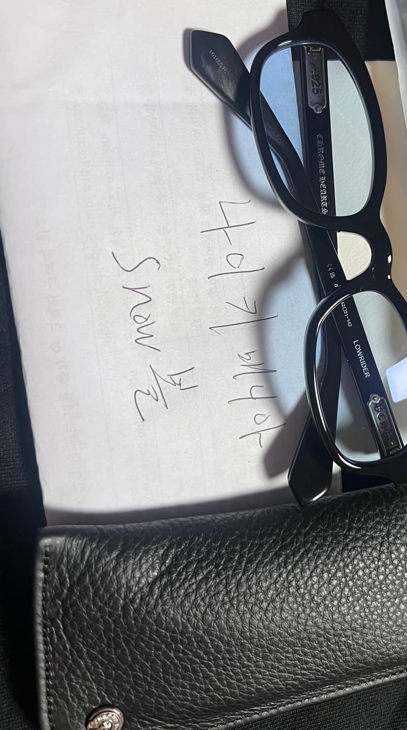 크롬하츠 로우라이더 블랙 새상품 풀구성 상품이미지1