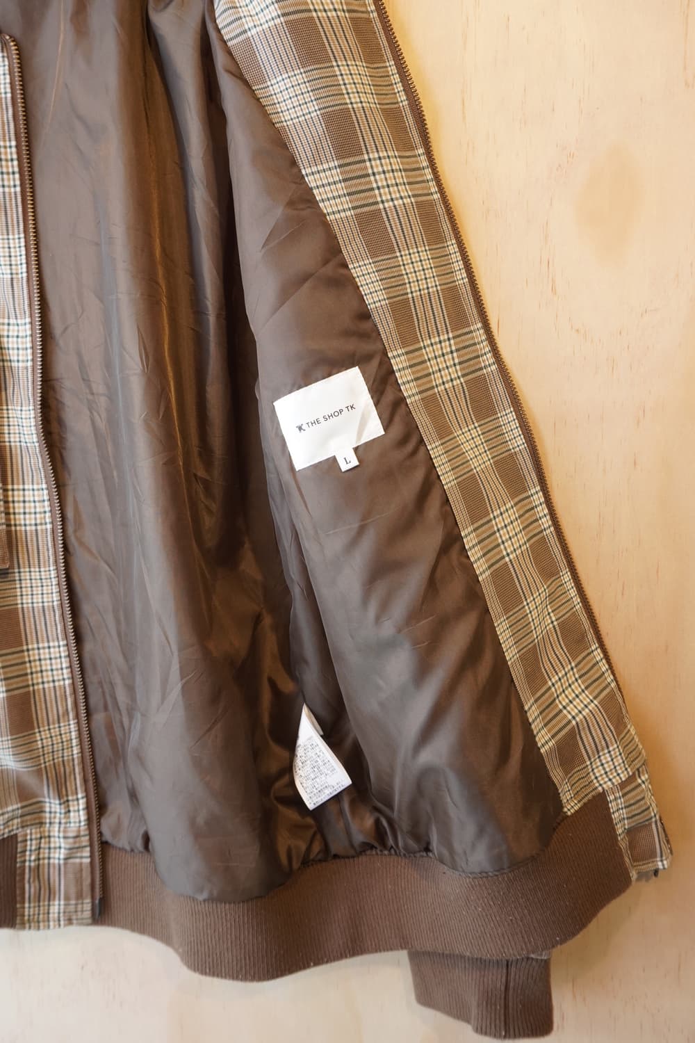 THE SHOP TK 체크 집업 자켓 (L) 상품이미지9