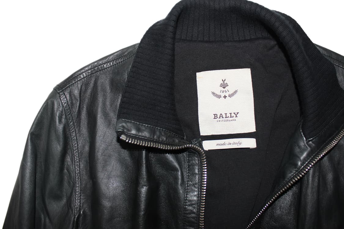 Bally 발리 베라펠레 레더 크롭 블루종 상품이미지4