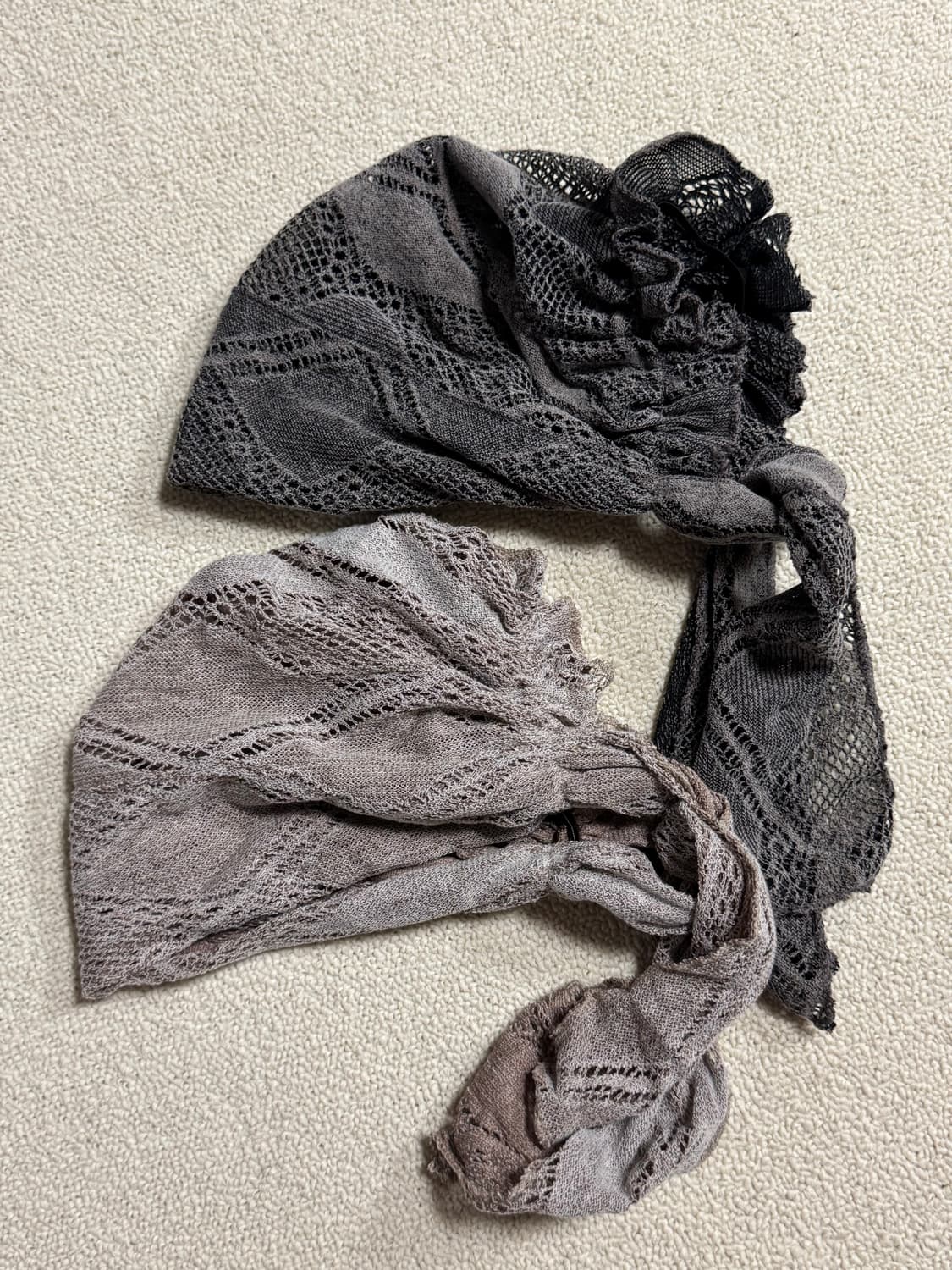 민트코어 민트시스루 헤어 반다나 듀렉 두건 상품이미지4