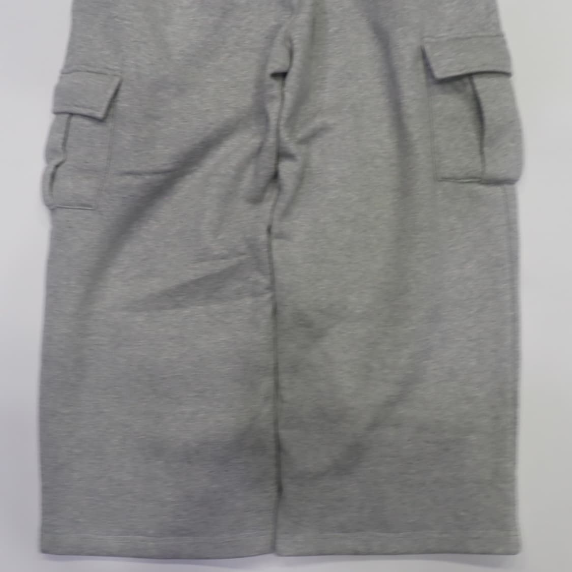 멜란지 와이드 핏 기모 밴딩 카고 스웻 팬츠 상품이미지6