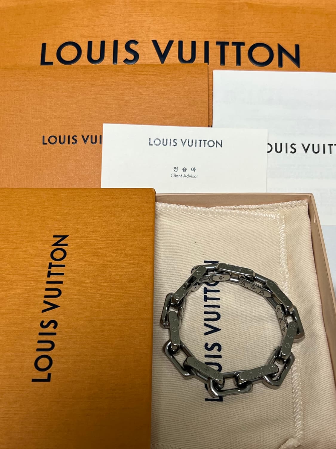 [정품] M 루이비통 모노그램 버질아블로 팔찌 상품이미지2