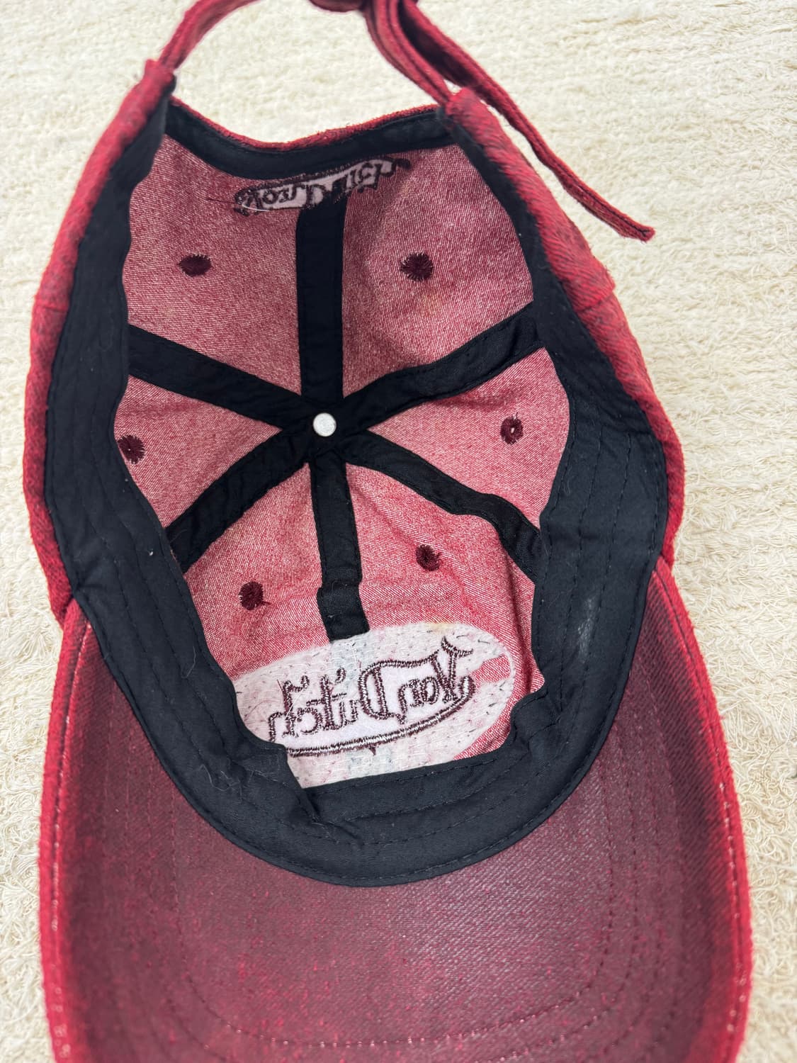 •Von Dutch 버건디 볼캡 상품이미지4