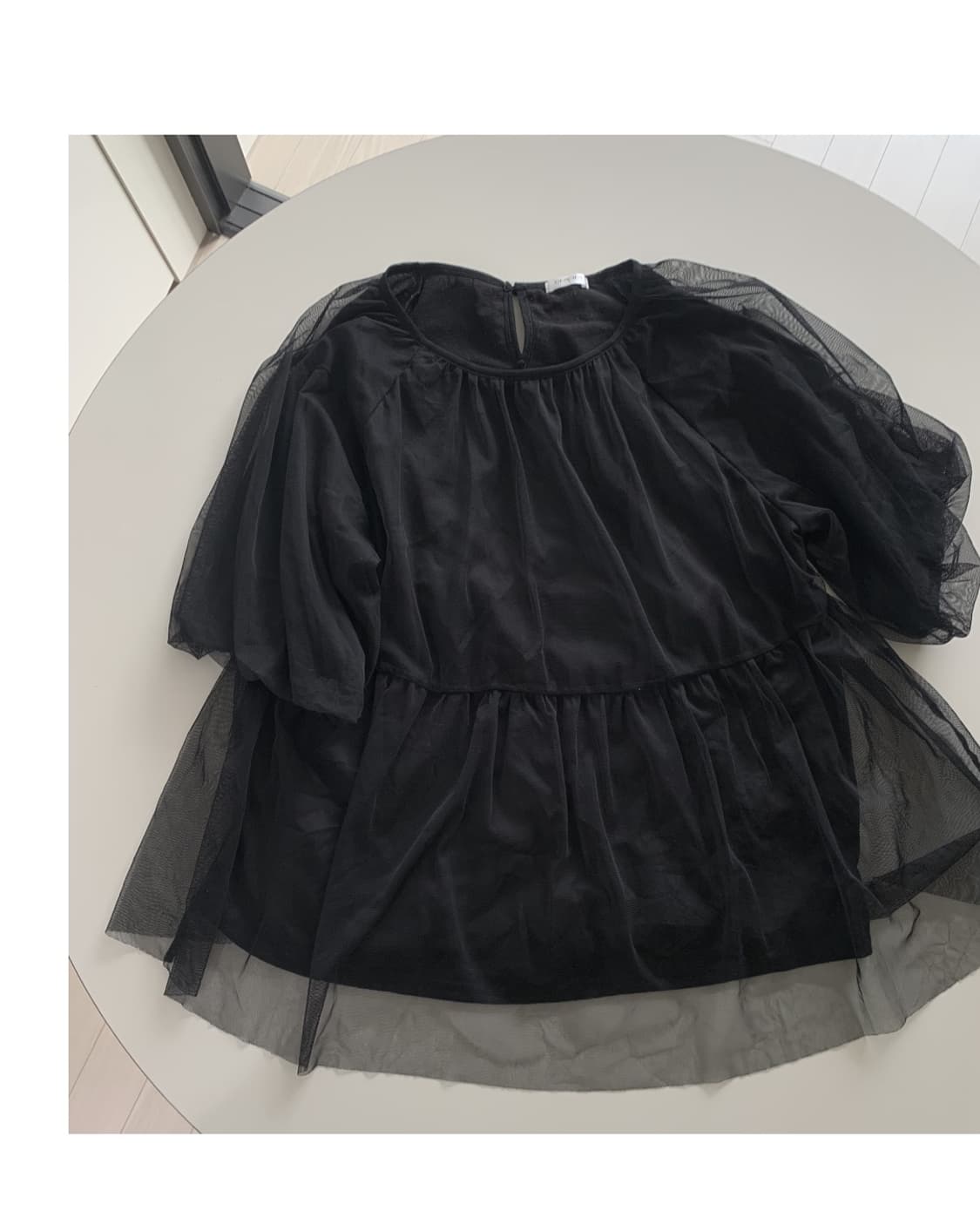 GLACIER puff-sleeve blouse 일본빈티지 블라우스 상품이미지1