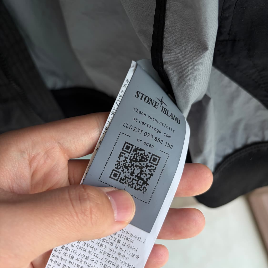 새상품(L)스톤아일랜드 멤브라나 3L TC 후드 자켓 블랙 상품이미지5