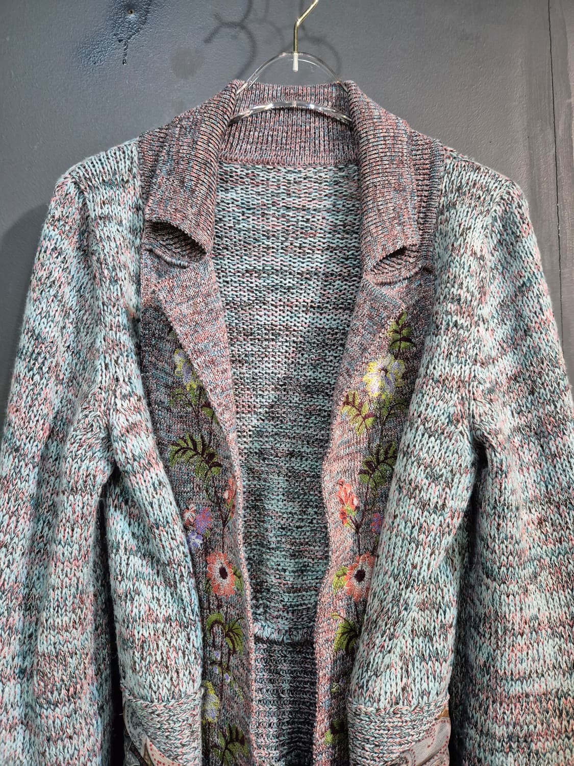 탱커스 니트 롱 가디건 S 상품이미지3