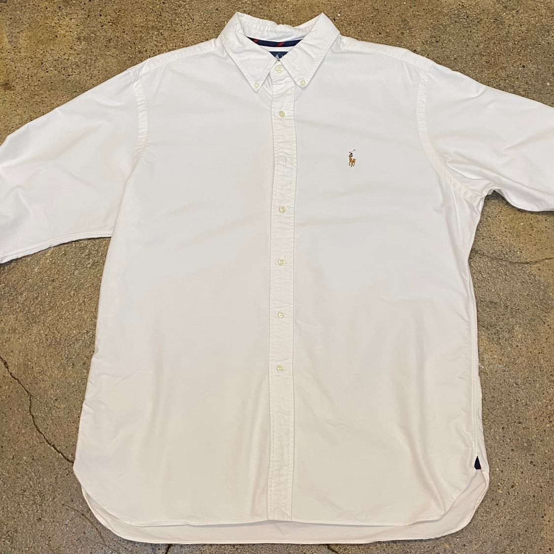 미국 빈티지 폴로 랄프로렌 화이트 셔츠 남방 흰셔츠 상품이미지2