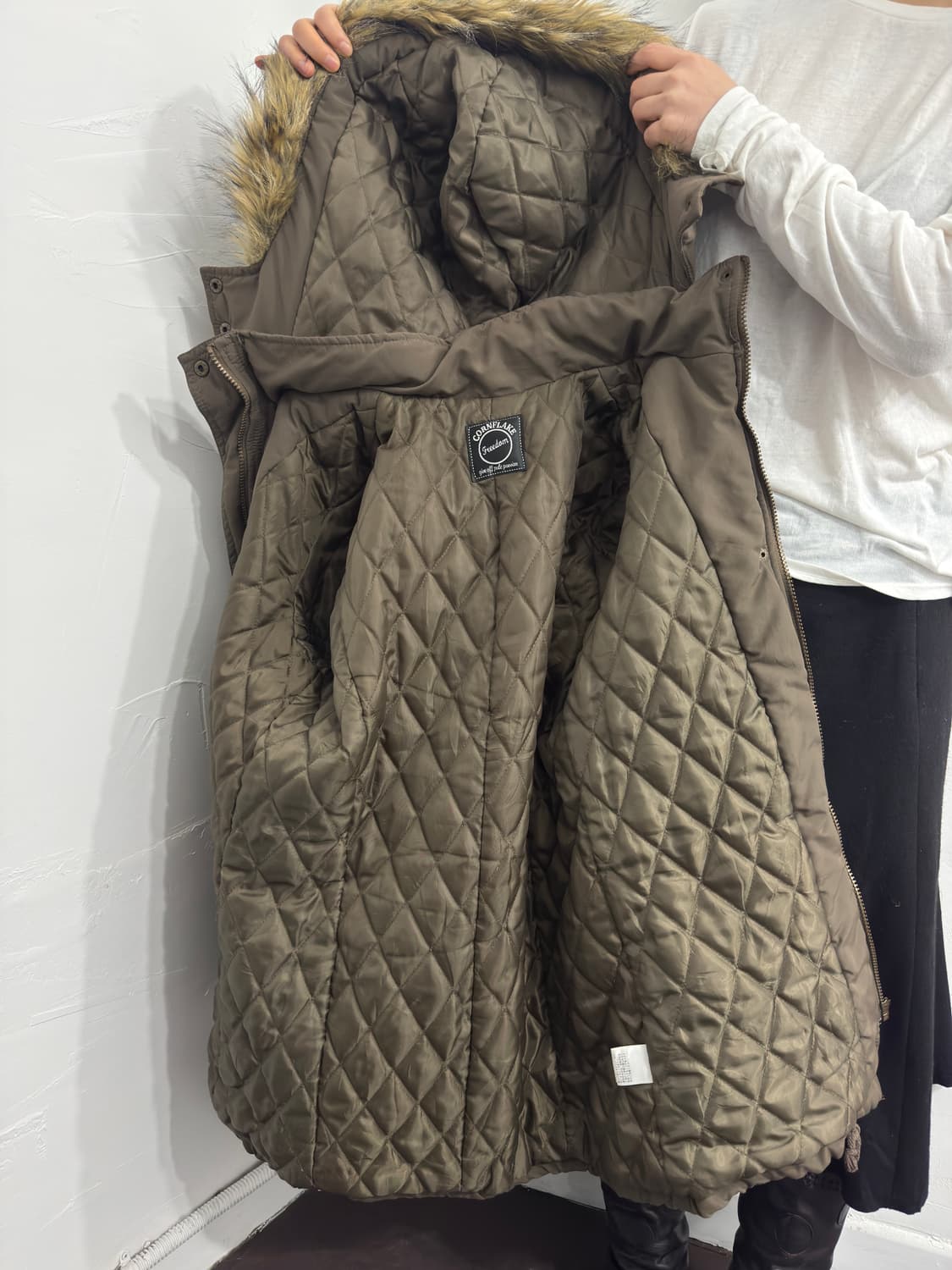 cornflake safari fur hood jacket 상품이미지6