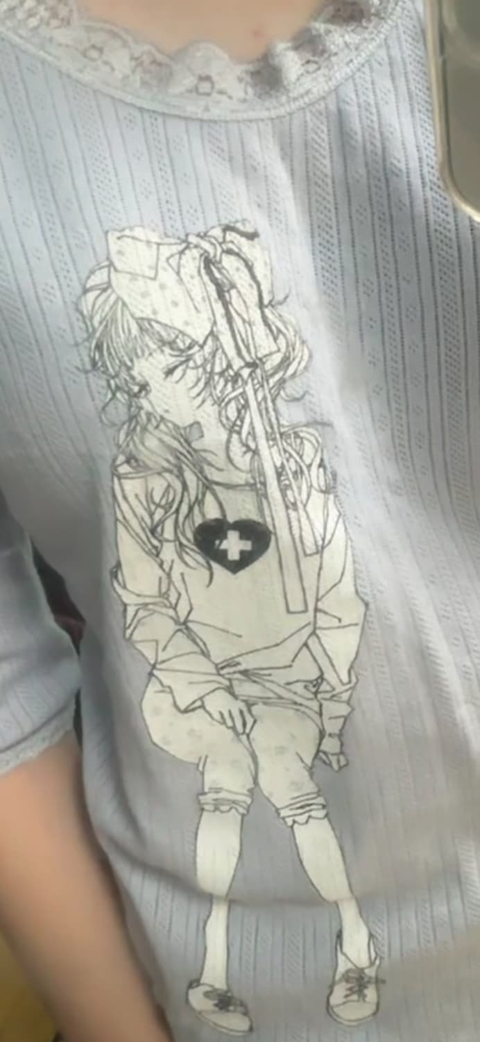 샵페어리 드리미걸 콜라보 레이스탑 상품이미지2