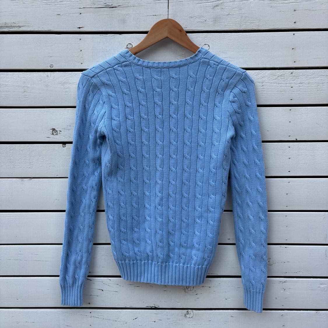 Polo 폴로 케이블 꽈배기 브이넥 니트 상품이미지2