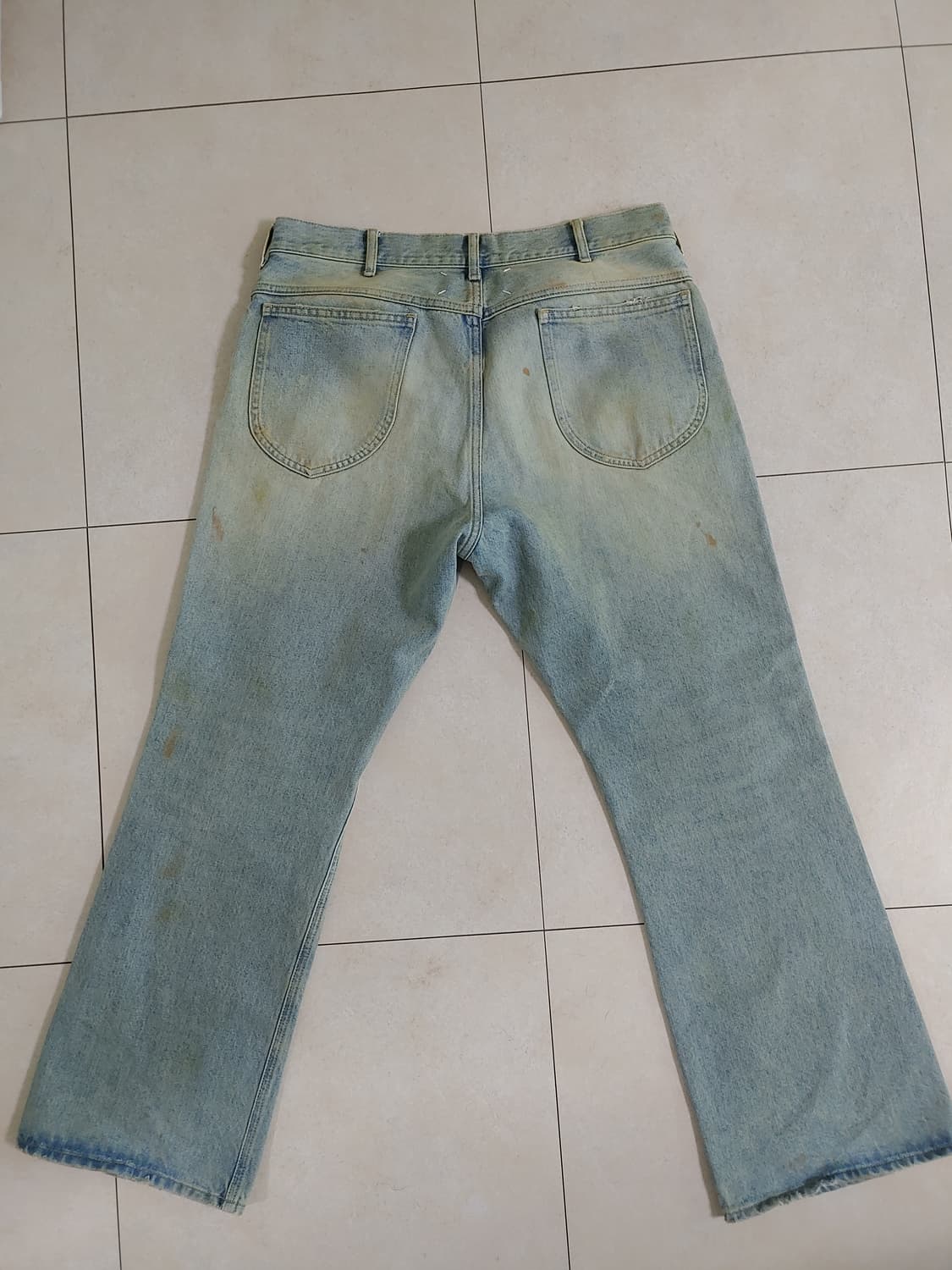 22ss 마르지엘라 더티워싱 플레어팬츠 상품이미지2