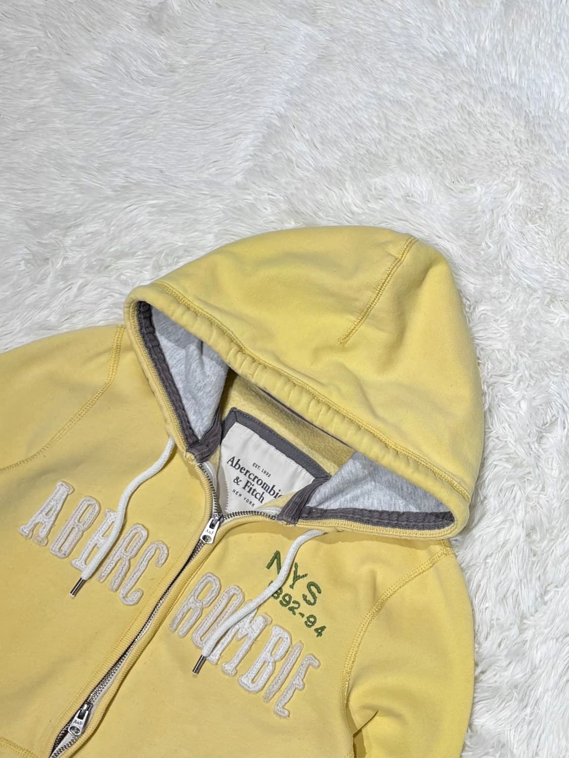 아베크롬비 레몬 투웨이 빅로고 후드집업 상품이미지6