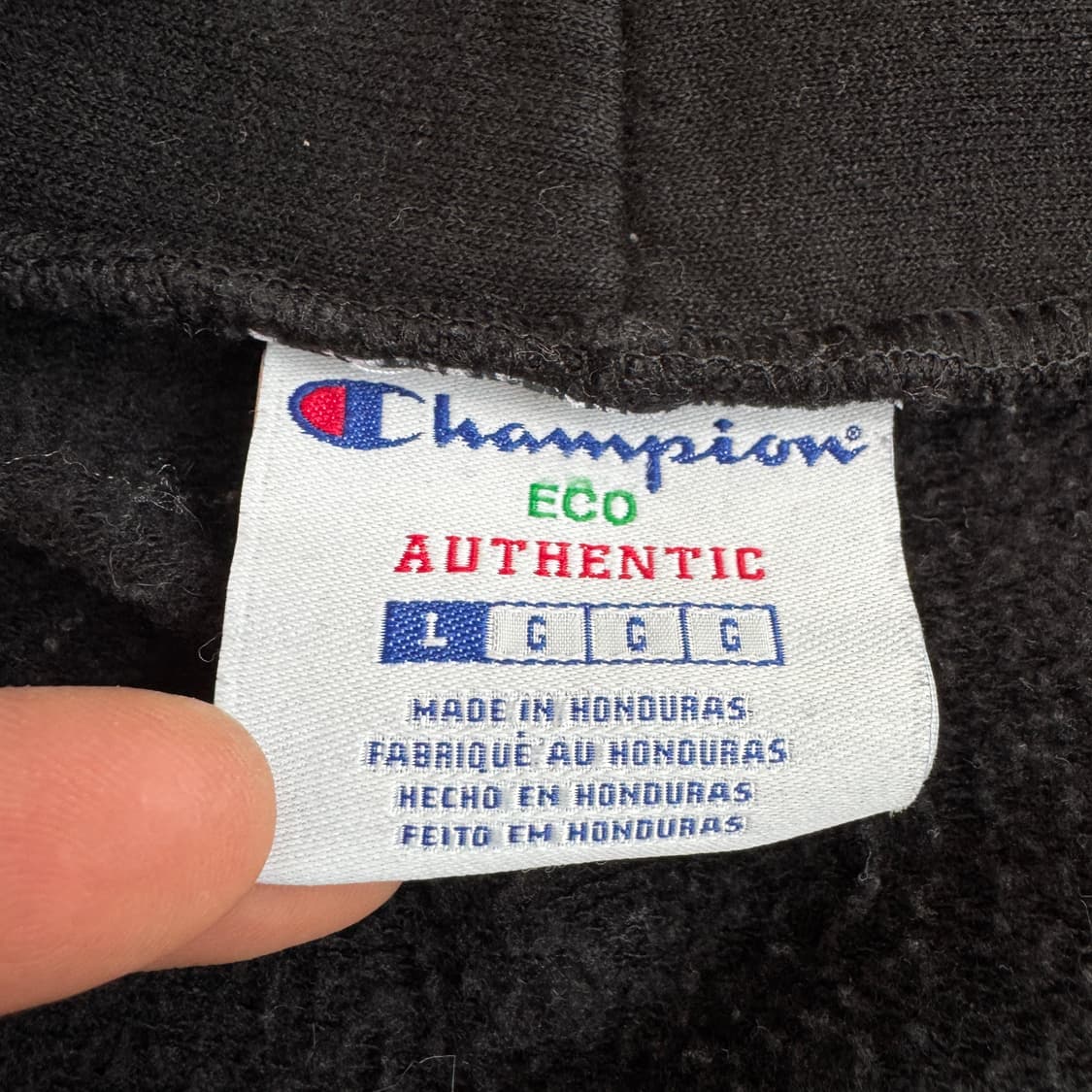 챔피온 올드스쿨 후드집업 블랙 상품이미지4