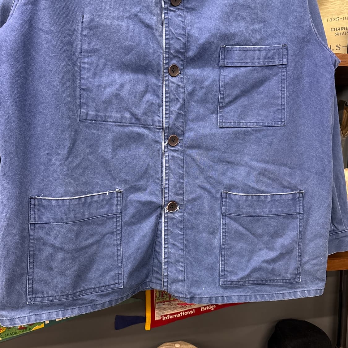 70~80s 프렌치 워크자켓 / 빈티지 초어자켓 워크웨어 N973 상품이미지4