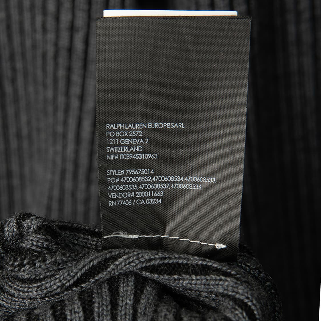 [100] 클럽모나코 메리노 울 니트 챠콜 그레이  상품이미지8