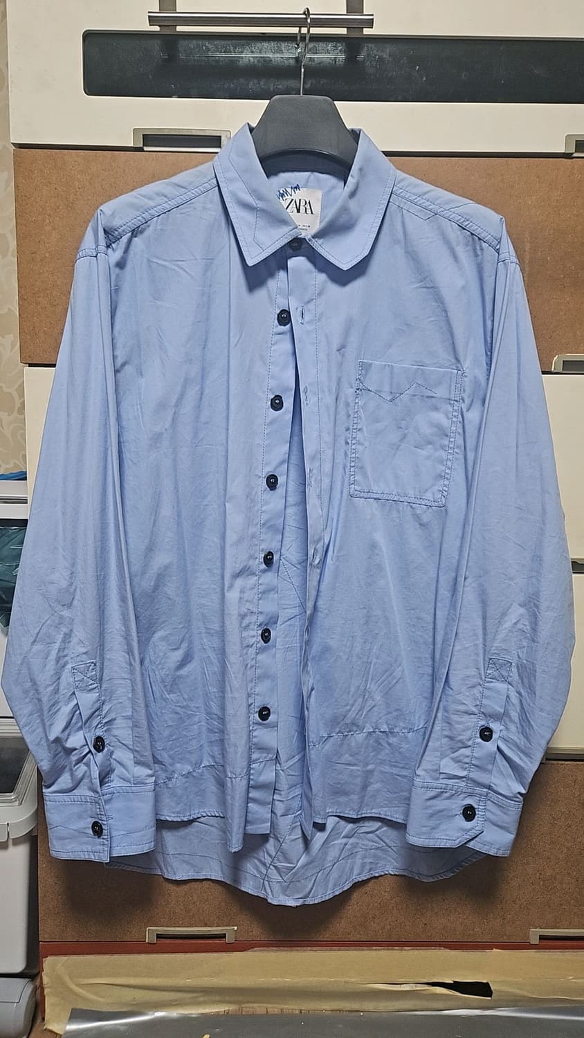아더에러 자라 블루 오버 사이즈 셔츠 M 상품이미지2