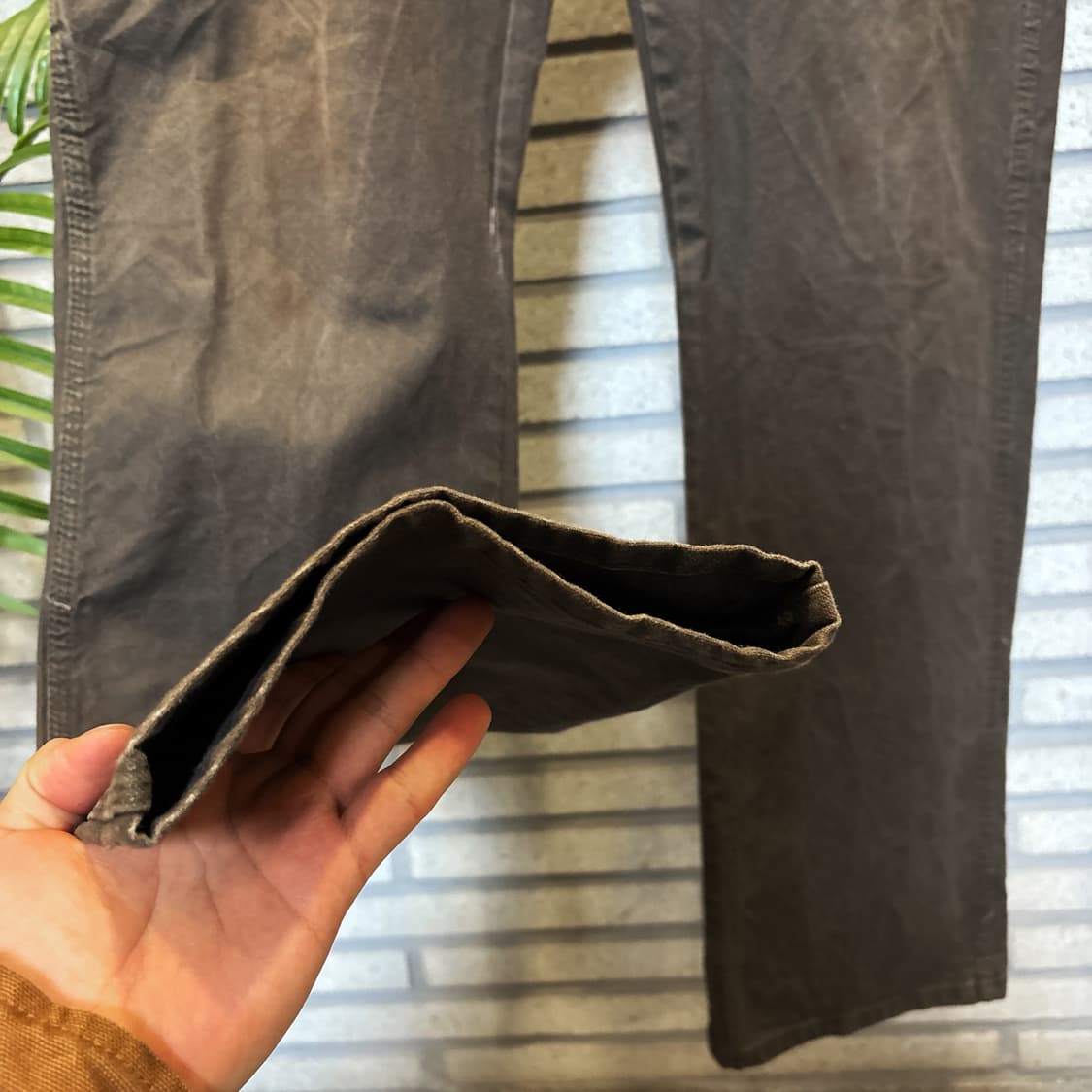 디키즈 헤비게이지 워크 카펜터팬츠 페이드 디테일 밤색 상품이미지5