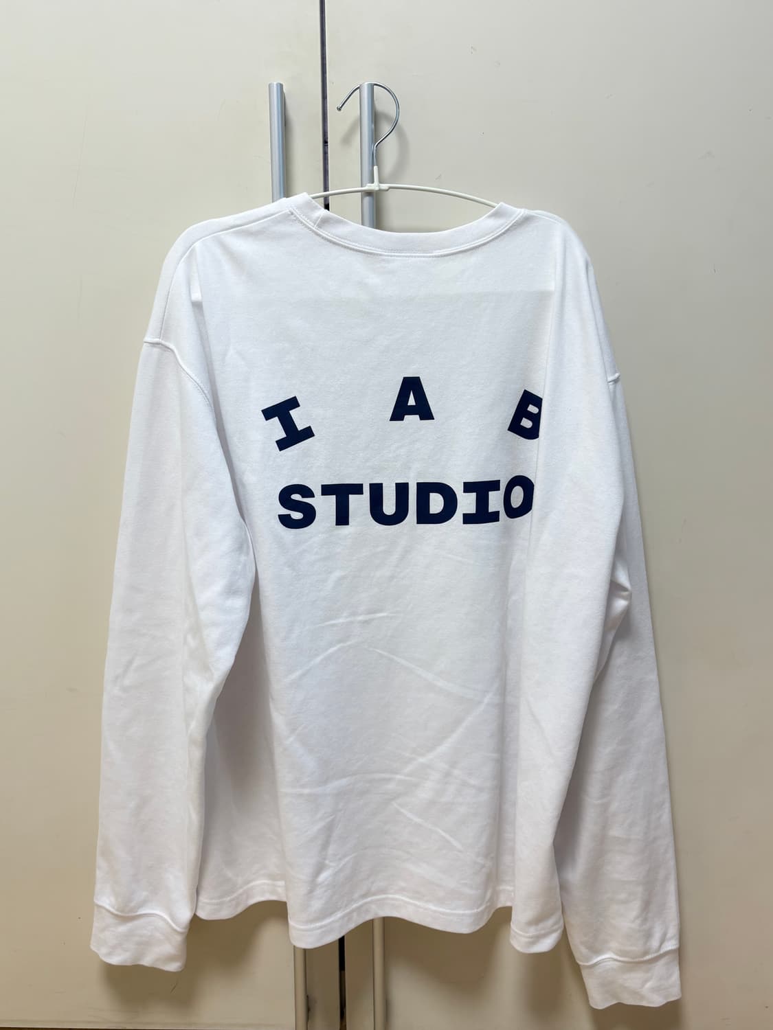 [XL] 아이앱 스튜디오 롱슬리브 화이트 상품이미지2