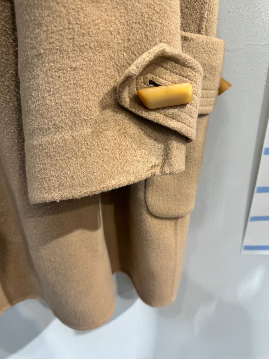 japan vintage 울 하프코트 상품이미지8