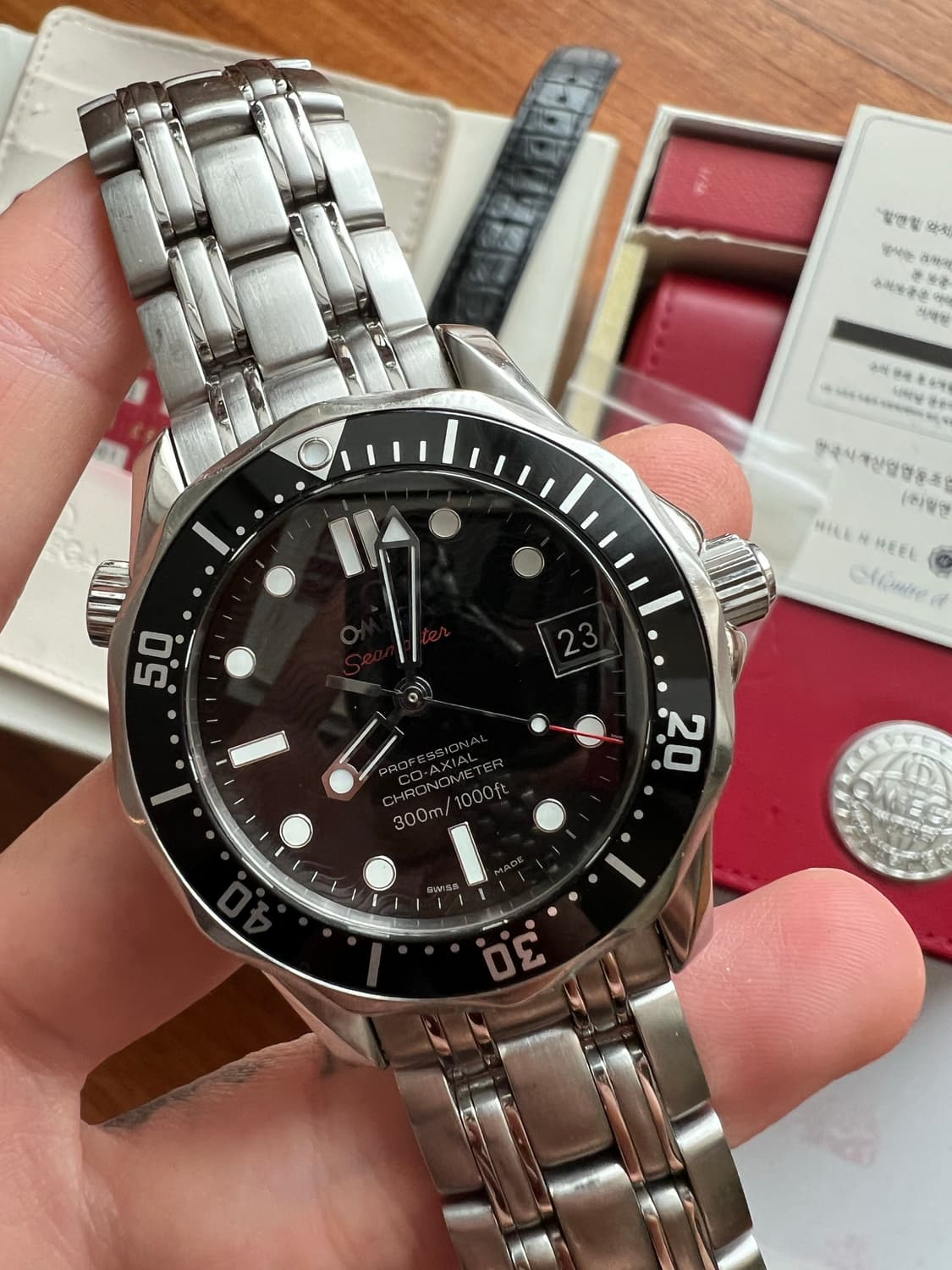 오메가 미드 36 씨마스터 오토매틱 검판 풀박 + 오버홀 상품이미지3