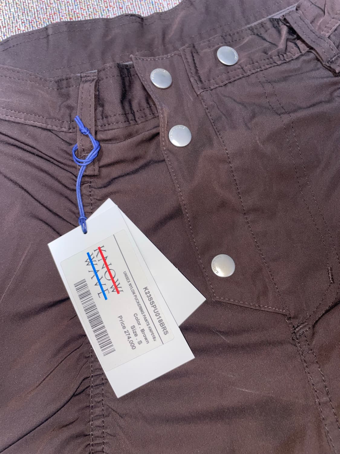 know wave nylon puckering pants 상품이미지3