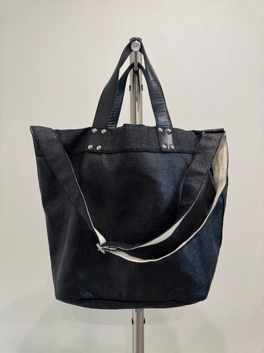 꼼데가르송 크랙 코티드 토트백 상품이미지3