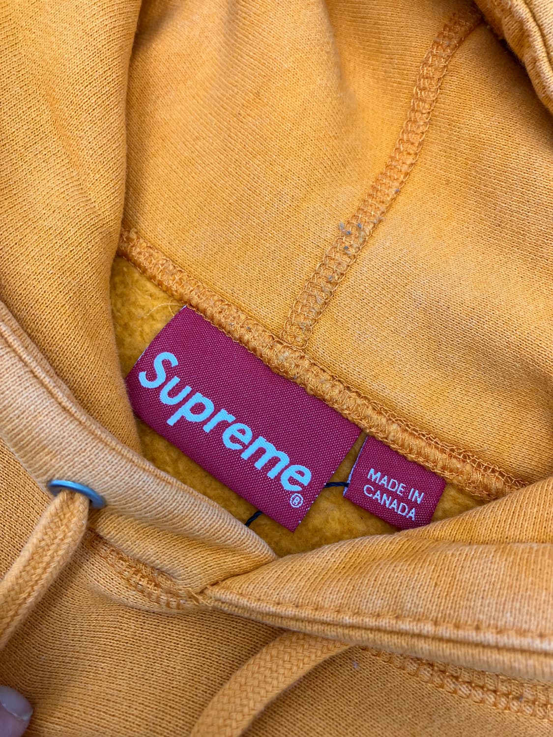 Supreme 슈프림 후드티 오렌지 상품이미지3