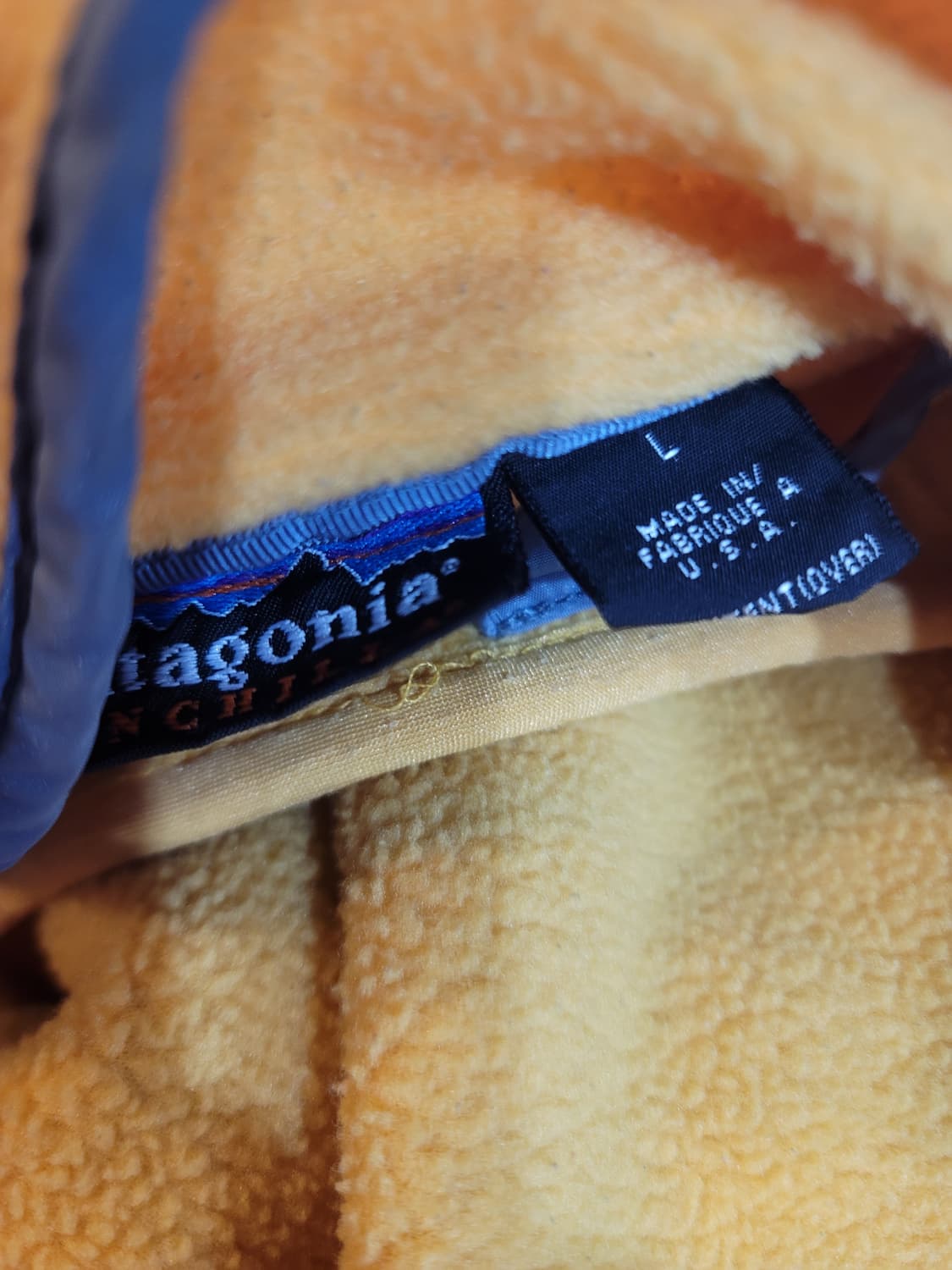 90's~ 파타고니아 신칠라 옐로우 플리스  상품이미지5